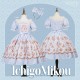 Strawberry Witch Rabbit In The Rose Garden Skirt, JSK and One Piece(Full Payment Without Shipping)